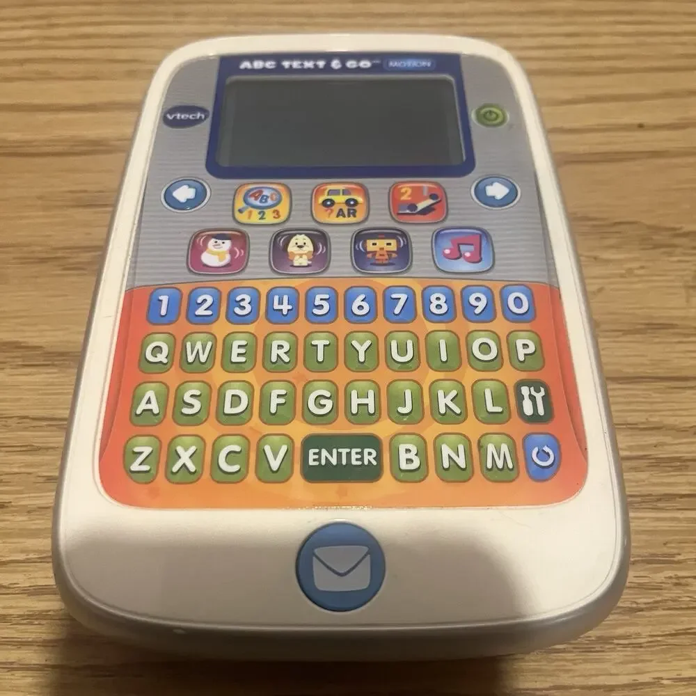 Vtech ABC Text and Go Motion Educational Handheld Electronic Toy Tested Works